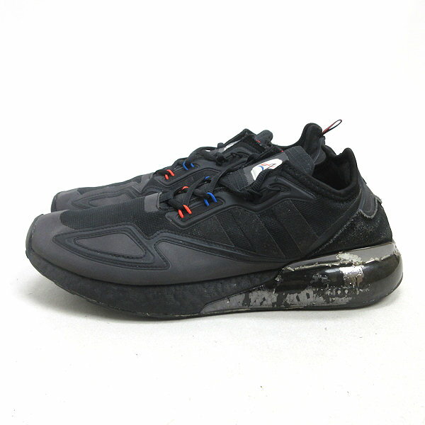 Q■【28.5cm】アディダス/ADIDAS ZX 2K BOOST/NASAブースト ランニングシューズ■黒MENS/36【中古】