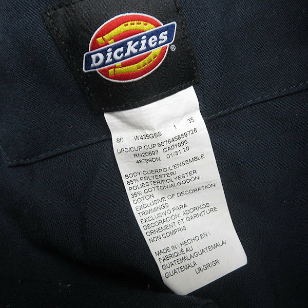 H■ディッキーズ/Dickies カバーオール オーバーオール オールインワン【LR】紺/MENS■23【中古】