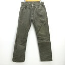 H■ソフネット/SOPHNET コーデュロイパンツ ストレートパンツ【M】カーキ/MENS■55【中古】(4)