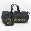 G■アンブロ/UMBRO ボストンバッグ/ショルダー■黒/men's/43【中古】■