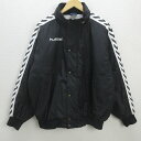 H■ヒュンメル/Hummel ウォームアップジャケット トレーニングジャケット【M】黒/MENS■49【中古】