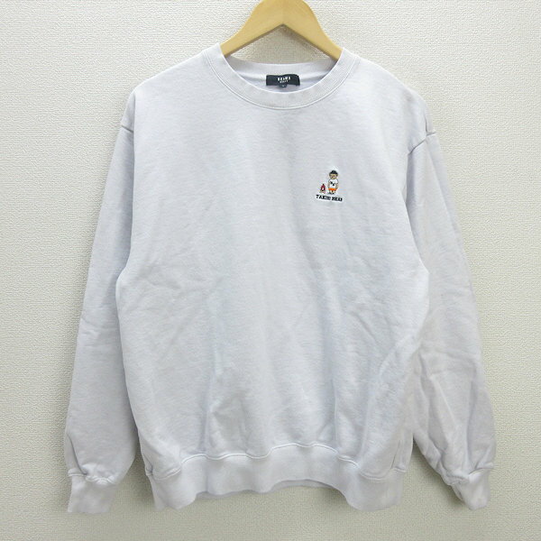 G■ビームス/BEAMS HEART スウェットシャツ/トレーナー【L】白/men's/27【中古】■