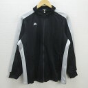 G■カッパ/KAPPA トラックジャケット/ジャージ【M】黒/men's/78【中古】■