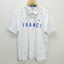 G■ルコック スポルティフ/le coq sportif GOLF 半袖ポロシャツ【L】白/men's/83【中古】■