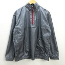G■スリクソン/SRIXON ハーフジップジャケット【M】灰/men's/94【中古】■