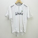 G■アスレタ/ATHLETA Tシャツ/フットサル トレーニングウエア【L】白/men's/100【中古】■