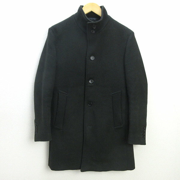 H■ジャーナルスタンダード/JOURNAL STANDARD relume lana シングルボタンウールコート【S】カーキ/MENS■83【中古】