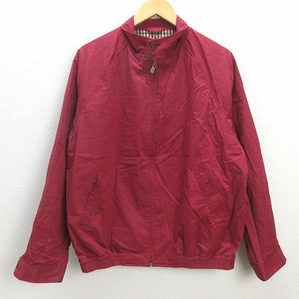 D■ゴールデンベアー/Golden Bear ブルゾンジャケット JKT【L】赤/MENS/36【中古】