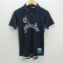 G■goleador/ゴレアドール 半袖ドライポロシャツ/スポーツウェア【S】紺/men's/78【中古】■