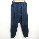 G■アディダス/adidas ファブリックミックス ジョガーパンツ DN1454【L】紺/men's/125【中古】■