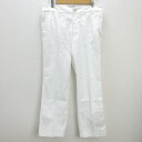 G■アダバット/adabat ゴルフパンツ/スポーツウェア【50】白/men's/120【中古】■(4)