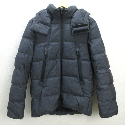 D■ナノユニバース/nano universe ダウンジャケット フーディ【M】灰/MENS/49【中古】 D■ナノユニバース/nano universe ダウンジャケット フーディ【M】灰/MENS/49【中古】