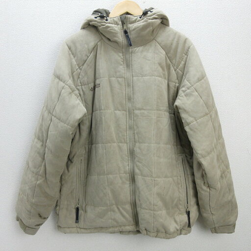 H■コロンビア/Columbia PM5103 アトミックリッジジャケット スエード調【L】ベージュ/MENS■30【中古】 H■コロンビア/Columbia PM5103 アトミックリッジジャケット スエード調【L】ベージュ/MENS■30【中古】