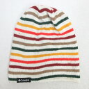 G■コロンビア/Columbia ニット帽/ボーダー柄■マルチカラー/men's/5【中古】■