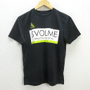 G■スボルメ/SVOLME サッカー/フットサル プリントドライTシャツ【S】黒/men's/96【中古】■
