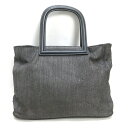 H■ITALY製■マリージュシャン/MARIE DUCHAMPS ハンドバッグ トートバッグ 灰色 BAG LADIES■10【中古】