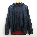 G■ナイキ/NIKE ウインドブレーカージャケット/スポーツウェア【L】紺/men's/58【中古】■