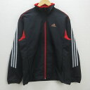 G■アディダス/adidas クライマクールクロスジャケット/M37247【M】黒赤/men's/40【中古】■