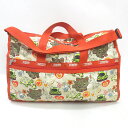 D■レスポートサック/LESPORTSAC アニマル柄 ボストンショルダー BAG■橙/LADIES/46【中古】