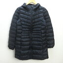 U■ユニクロ/UNIQLO ウルトラライトダウンコート【M】黒/LADIES/y8【中古】■(4)