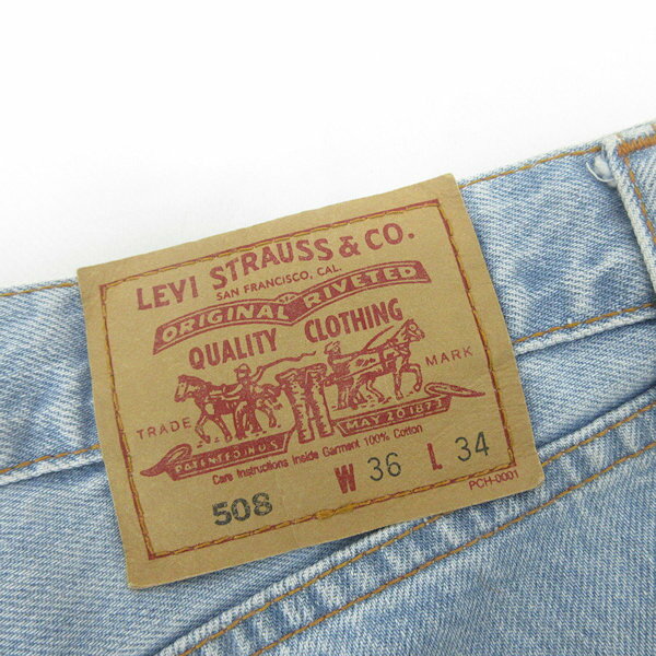 H■99年製■リーバイス/Levi's 508 デニムパンツ ジーンズ ボタン裏359【W36 L34】MENS■88【中古】