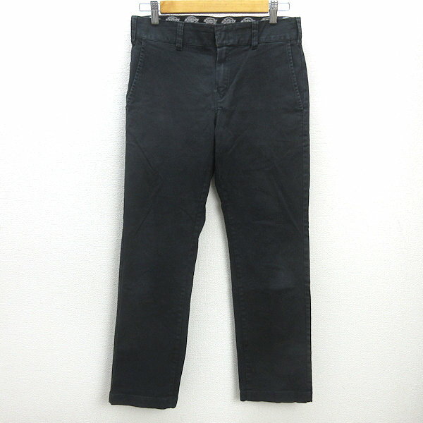 G■ディッキーズ/dickies チノパン/ワークパンツ【30】黒/men's/82【中古】■