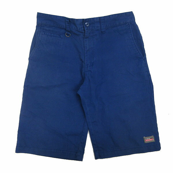 z■ディッキーズ/Dickies チノパン ハーフパンツ【L】青/MENS/116【中古】■