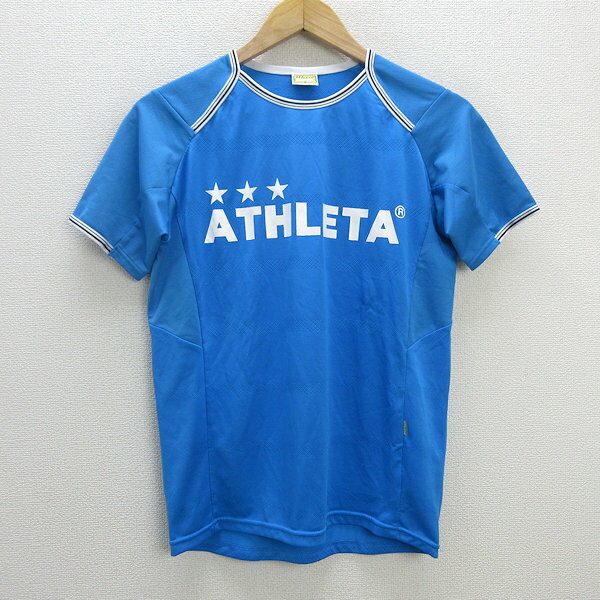 z■アスレタ/ATHLETA Tシャツ フットサル/トレーニングウェア【S】水色/men's/34【中古】■