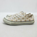 z■【26cm】コンバース/ CONVERSE 1C1281オールスター フロッキードット/白系/men's/47【中古】■