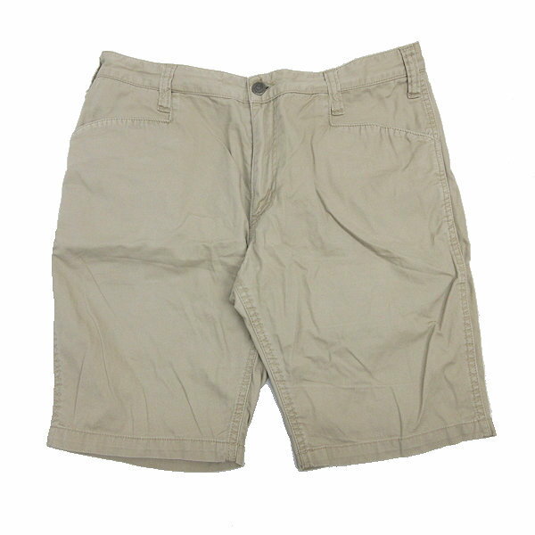 z■ベンデイビス/BEN DAVIS ハーフチノパン/ワークパンツ【32】ベージュ/MENS■160【中古】■