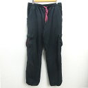 G■ティゴラ/Tigora ウインドブレーカーパンツ/スポーツウェア【2XO】黒/men's/121【中古】■