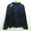 D■ナイキ/NIKE ウィンドブレーカー/トレーニング【M】紺/MENS/116【中古】