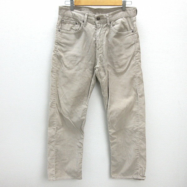 H■リーバイス/Levi's 505 コーデュロイパンツ【W31 L32】ベージュ/MENS■74【中古】