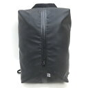 H■ベルーフバゲージ/beruf baggage GEARED デイバック リュック 止水ジップ 黒 BAG 兼用■38【中古】