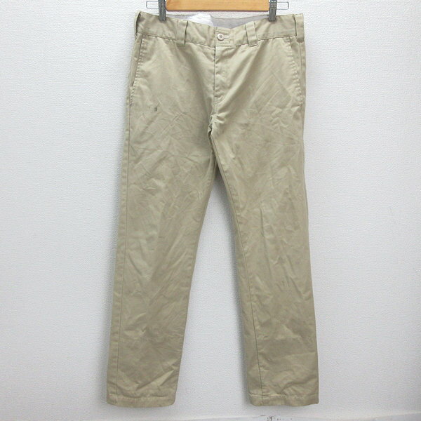 G■ビームス/BEAMS HEART チノパン/コットンパンツ【L】ベージュ/men's/84【中古】■