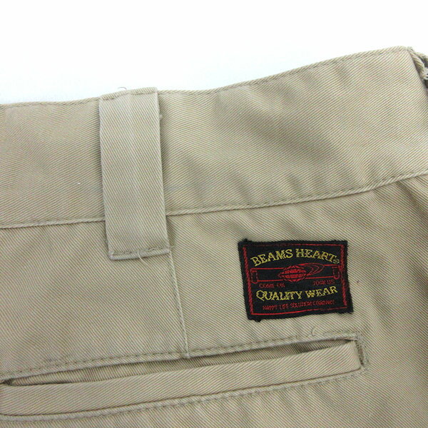 G■ビームス/BEAMS HEART チノパン/コットンパンツ【L】ベージュ/men's/84【中古】■