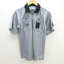 G■アディダス/adidas レフリーウェア/ドライTシャツ【S】灰/men's/52【中古】■