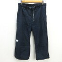 D■ヘリーハンセン/HELLY HANSEN ナイロン クロップドパンツ/トレーニング【M】紺/MENS/48【中古】(4)