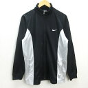G■ナイキ/NIKE トラックジャケット/ジャージ 366169【L】黒/men's/34【中古】■