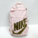 H■ナイキ/NIKE ロゴプリント リュック デイパック バックパック ピンク 兼用 BAG■54【中古】