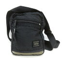 Q■ポーター/PORTER デザート ミニショルダーポーチ/BAGバッグ■黒/80【中古】