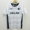 G■ケルメ/KELME ドライTシャツ トレーニングウエア/サッカー・フットサル【M】白/MENS/109【中古】■
