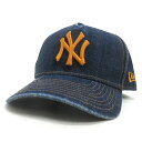 H■ニューエラ/NEWERA YOUTH ニューヨークヤンキース デニムキャップ キッズ/KIDS■4【中古】