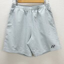 G■ヨネックス/YONEX ハーフパンツ/スポーツウェア【L】薄青/men's/85【中古】■