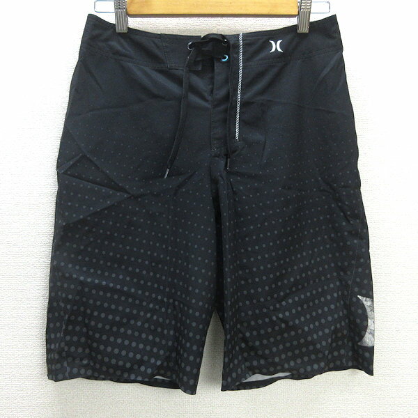 G■ハーレー/Hurley スイムパンツ/ ボードショーツ【28】黒/men's/84【中古】■