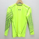 G■アンダーアーマー/UNDER ARMOUR ロングスリーブ シャツ/MCM1807【M】黄/men's/24【中古】■