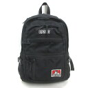 H■ベンデイビス/BEN DAVIS リュック デイパック バックパック 黒 兼用 BAG■59【中古】