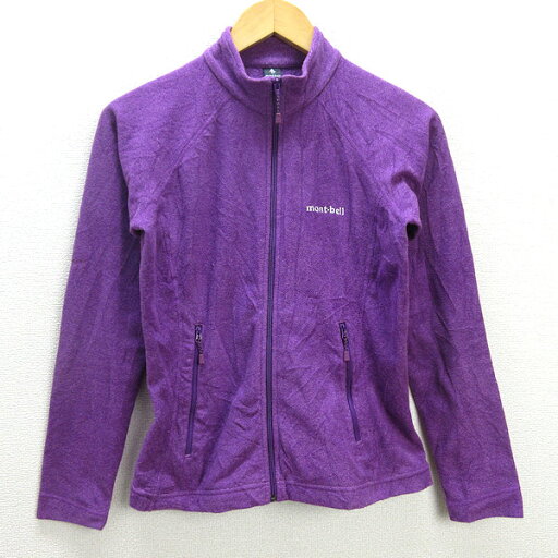 H■モンベル/montbell 1104980 シャミース インナージャケット フリースJKT【M】紫/LADIES■122【中古】 H■モンベル/montbell 1104980 シャミース インナージャケット フリースJKT【M】紫/LADIES■122【中古】