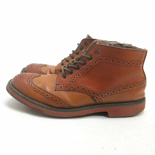 Q■【28cm】ロックポート/ROCKPORT フェイクレザー カントリーブーツ■茶/MENS/33【中古】
