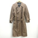 D■ユニクロ/UNIQLO ブロックテックトレンチコート 426032【S】薄茶/MENS/26【中古】